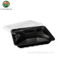 Disposable 4 Compartment Restaurant Food Container Bento Box